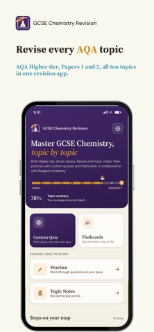 GCSE Chemistry Exam Revision iPhone screenshot