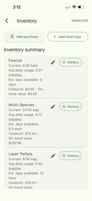 FarmForm: Livestock screenshot 1