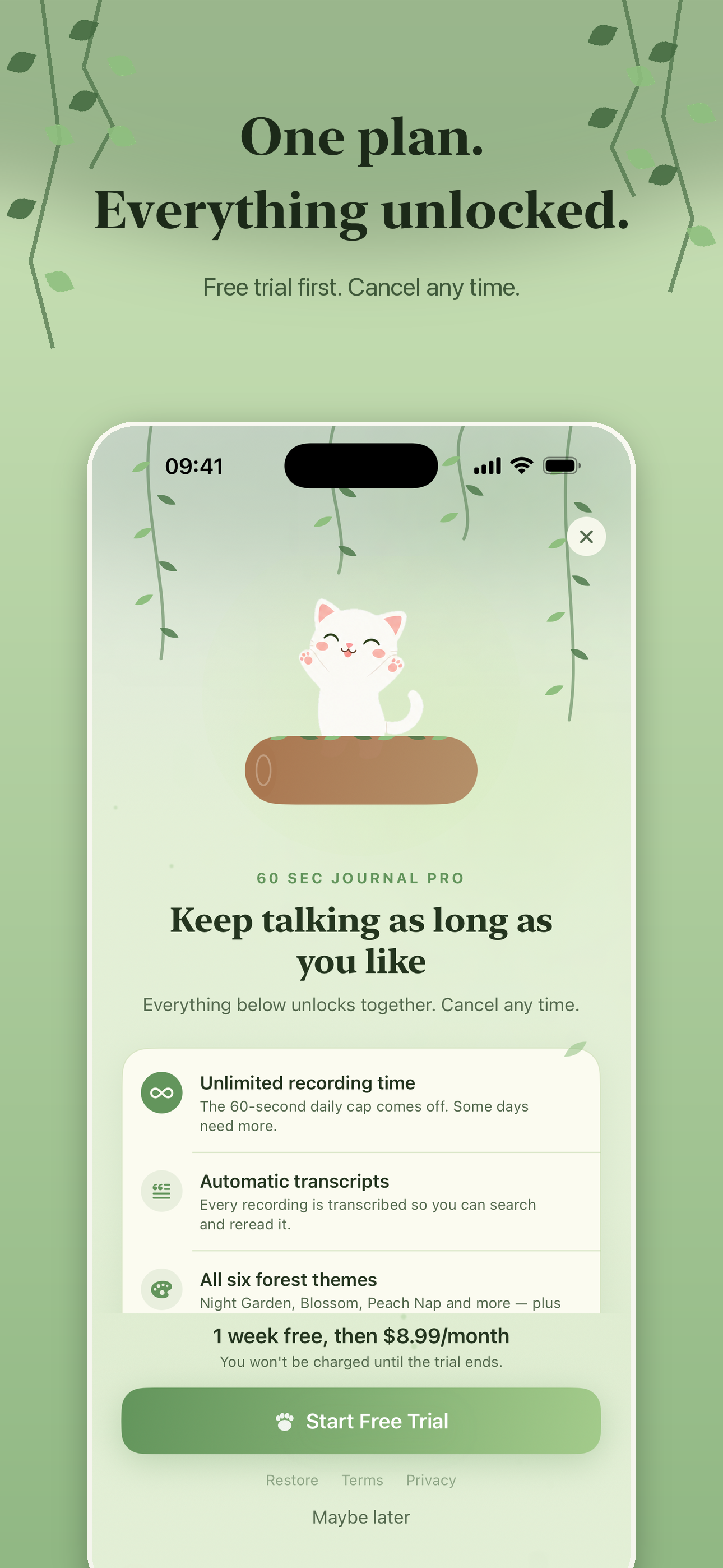 Voice Memo Diary - 60 Sec screenshot 6