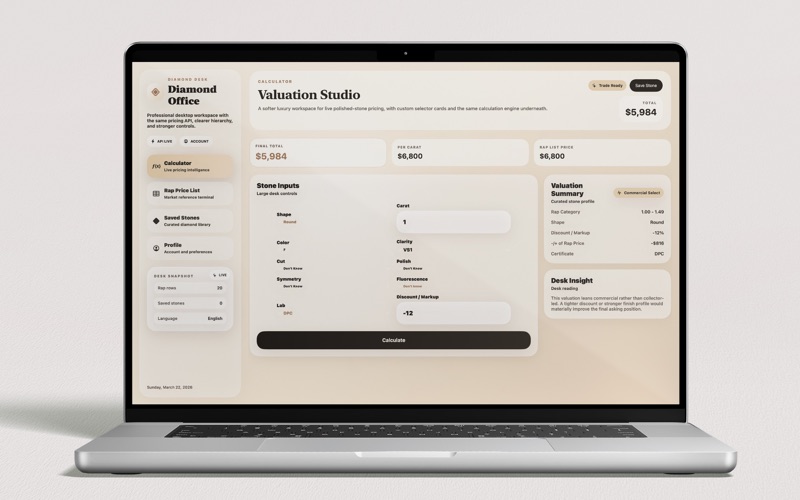 Screenshot #1 pour Diamonds Price Calculator