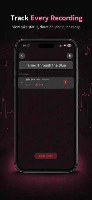 Vocal Pitch Recorder screenshot 3