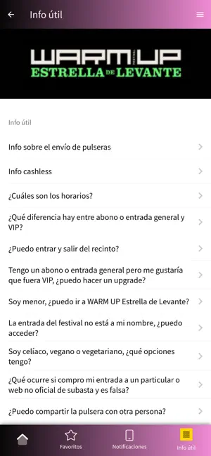 WARM UP - Estrella de Levante screenshot 2
