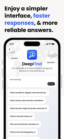 DeepFind - AI Search Assistant screenshot