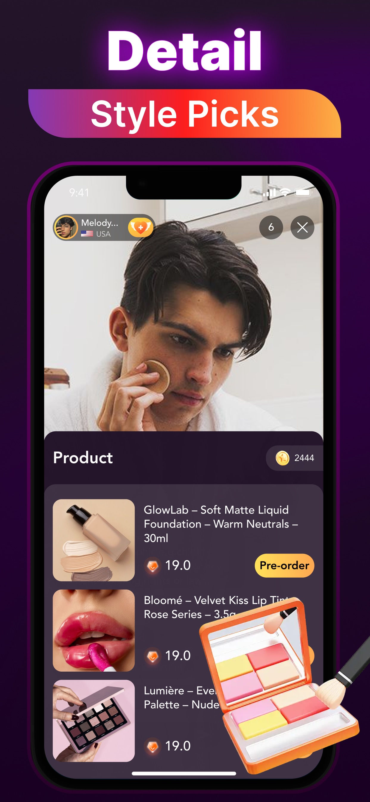 FacMet：Makeup Chat & Call