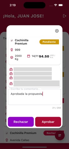 Chacarero screenshot