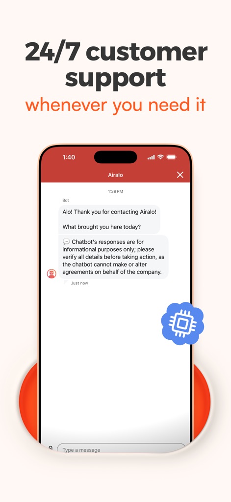 Airalo: eSIM Travel & Internet - Soporte Continuo