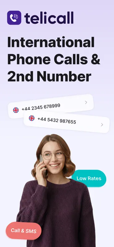 Telicall: Second Phone Number screenshot 1 of 6