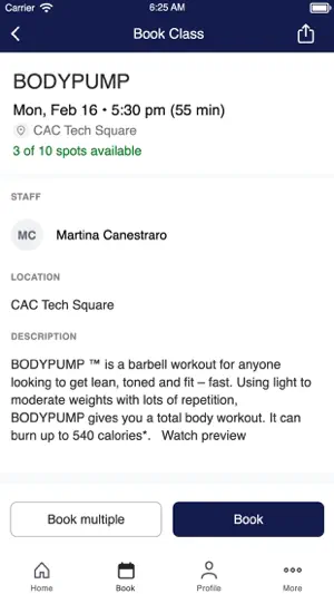 Cambridge Athletic Club screenshot 3