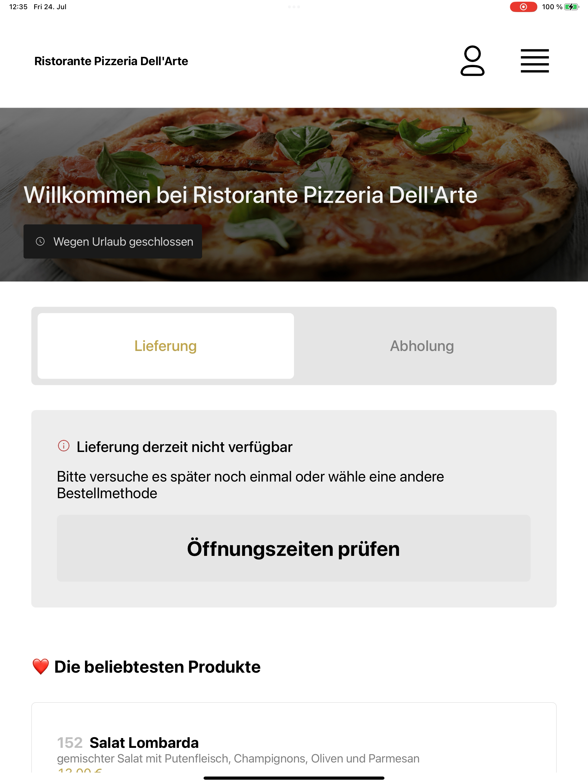 Ristorante Pizzeria Dell' Arte screenshot 14