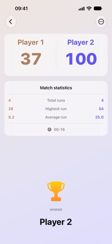 Straight Pool Sheet screenshot