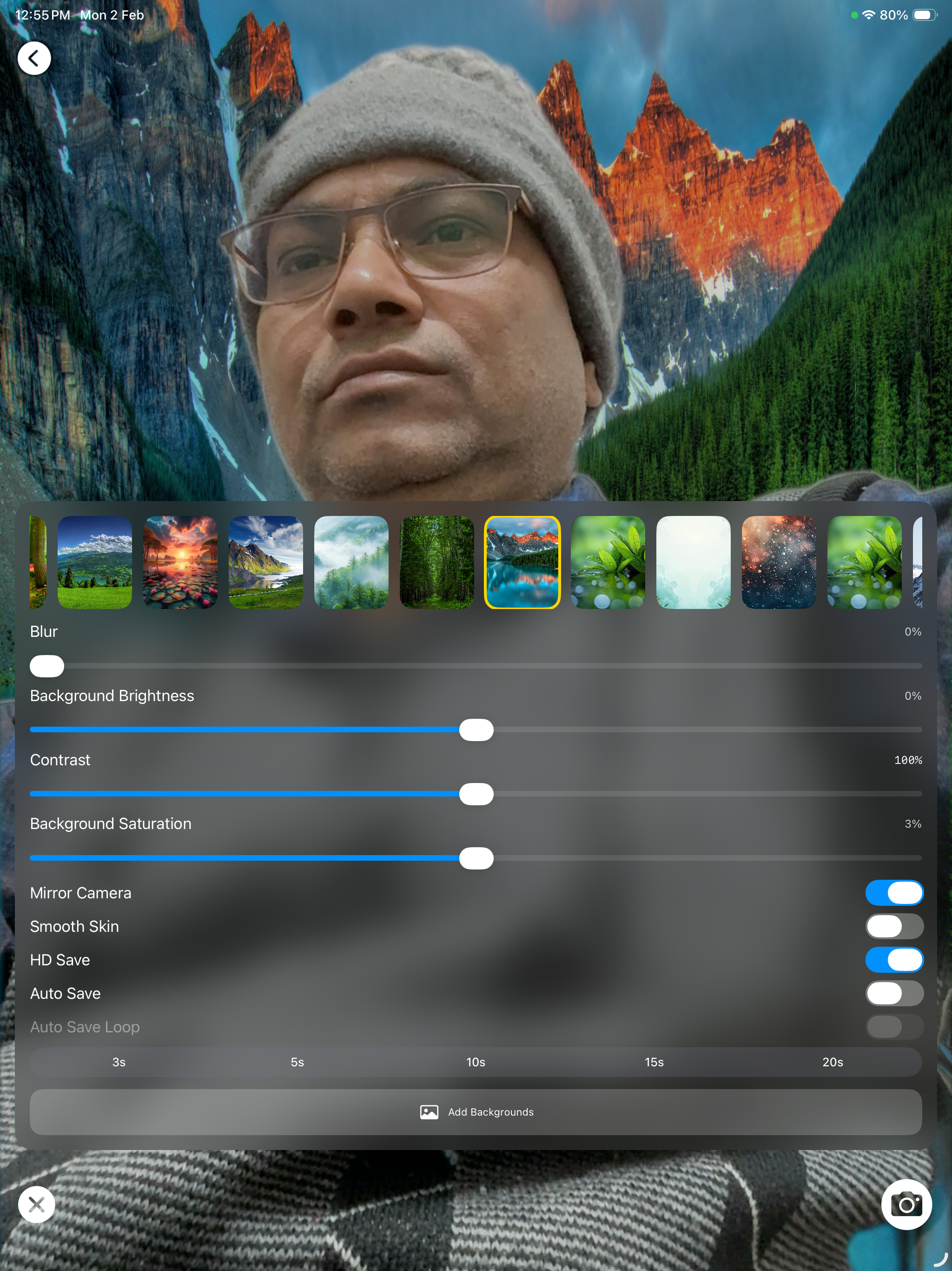 Live Camera BG screenshot 7
