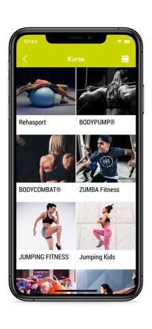 LIFE X Sportsclub iPhone screenshot