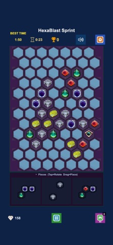 HexaBlast: Dessert Match screenshot 1