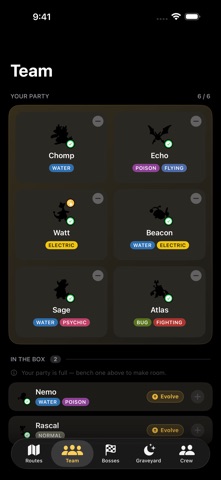 nuzzy tracker screenshot