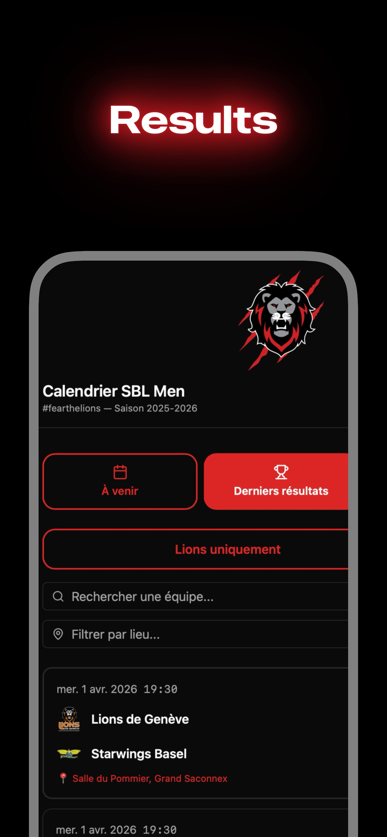 Geneva Lions screenshot 4