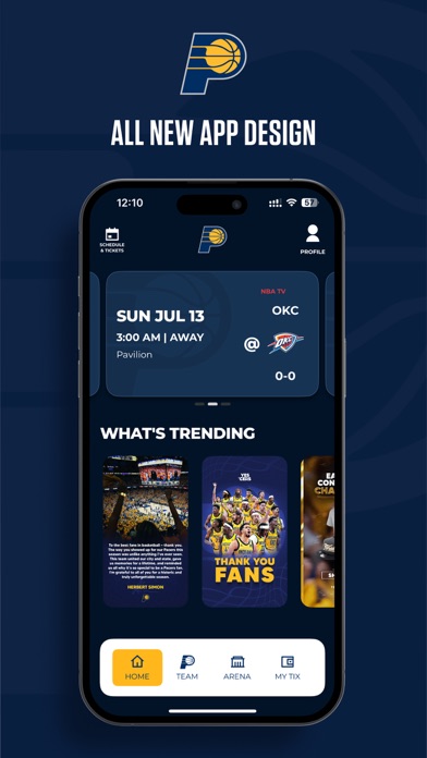 Screenshot #1 pour Indiana Pacers Official