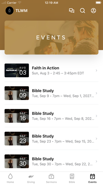 App screenshot