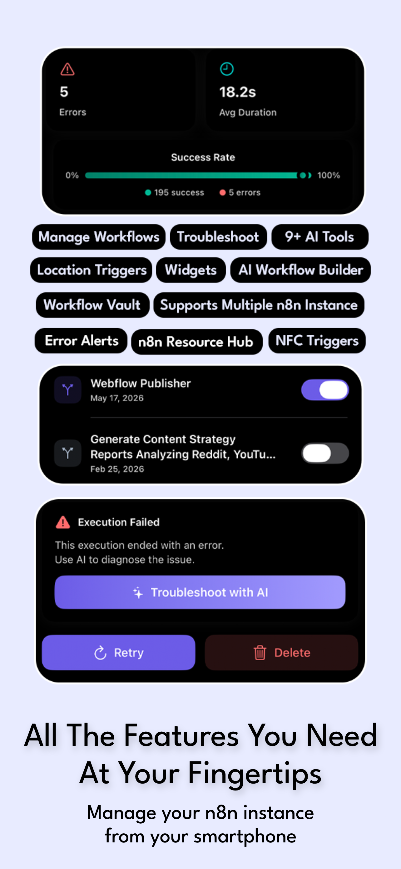 Nodey | n8n Mobile Automation screenshot 4
