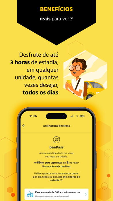 Hubees: Desconto ao estacionar Screenshot