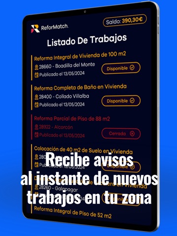 ReforMatch iPad screenshot