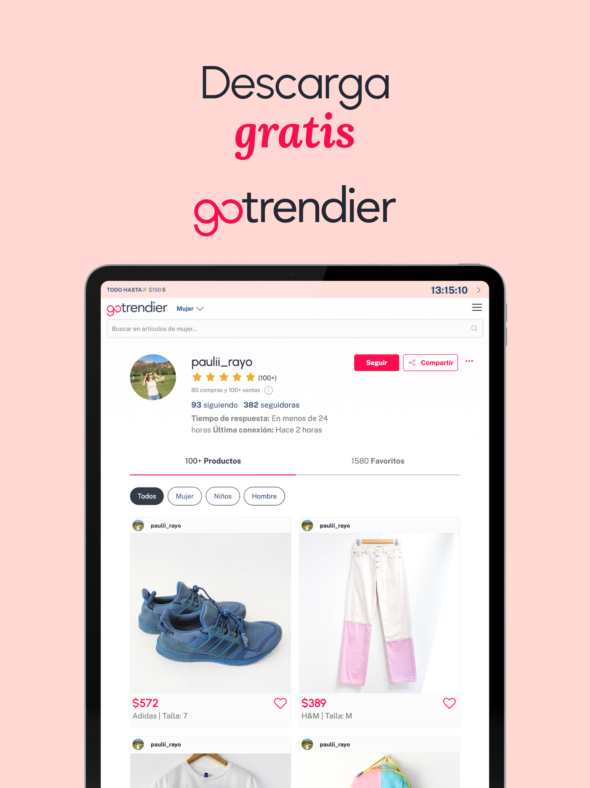 GoTrendier Compra y vende moda screenshot 10