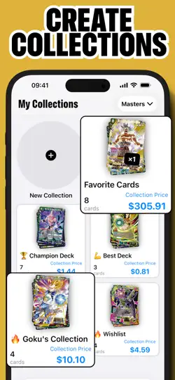 Captura de pantalla de Kame TCG Cards en iPhone 4
