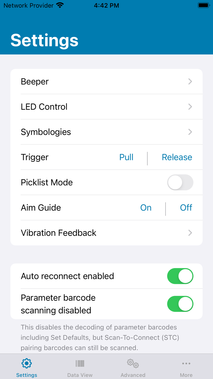 Zebra Scanner Control