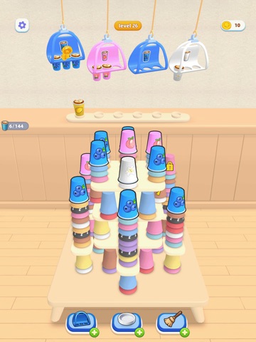 Cup Color Stack: Sorting Jam iPad screenshot