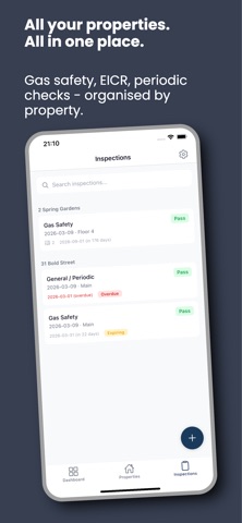 TenantPad — Inspection screenshot