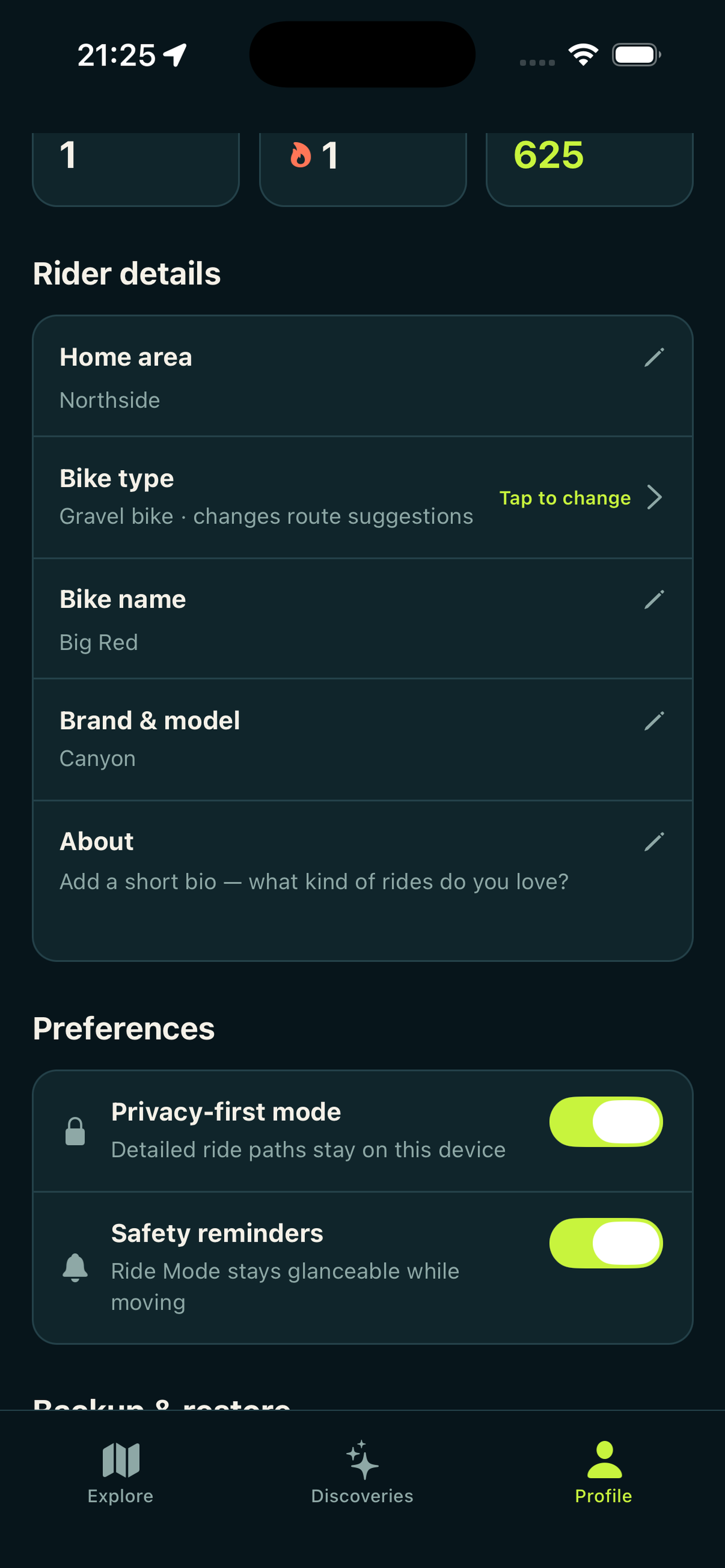 BikeQuest screenshot 3