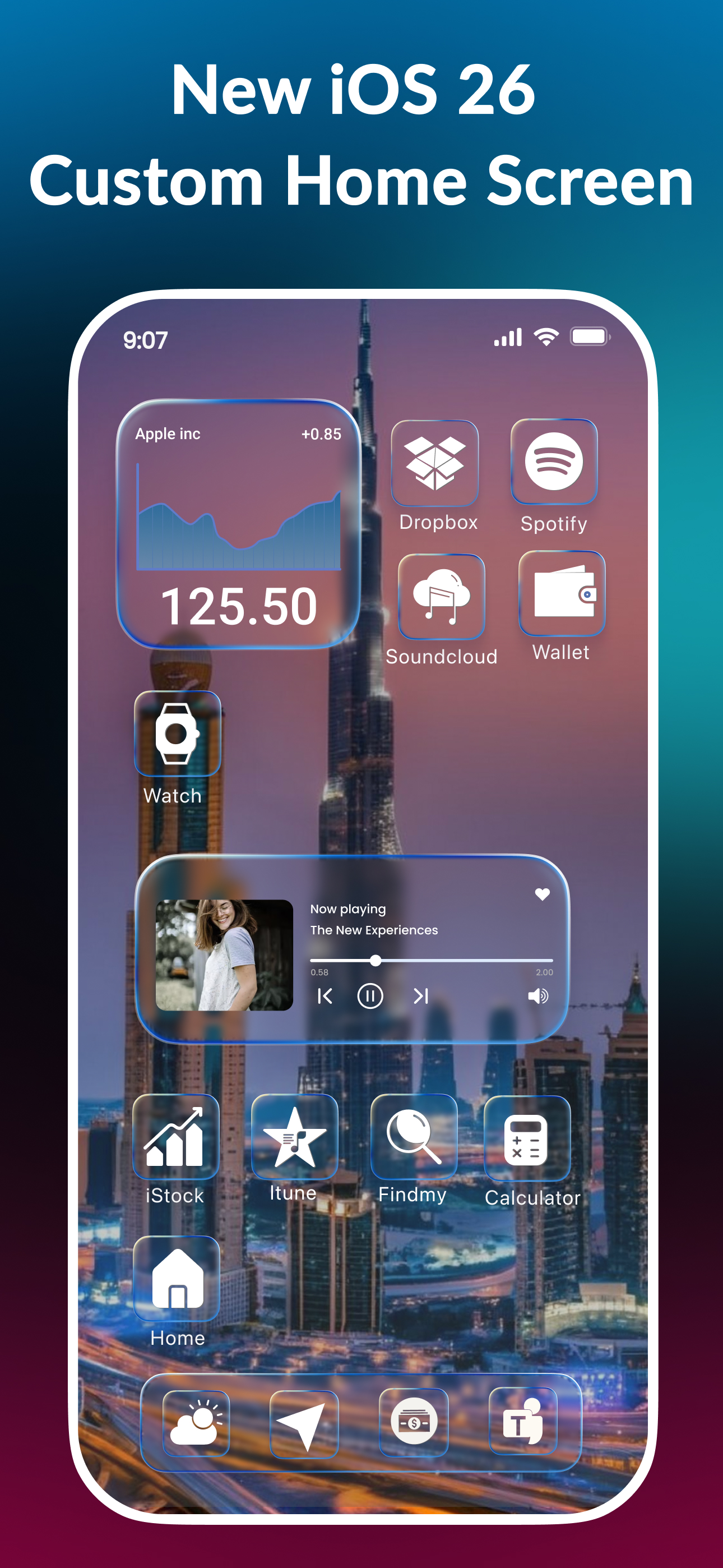 Glass Wallpapers • OS 26 & 4K