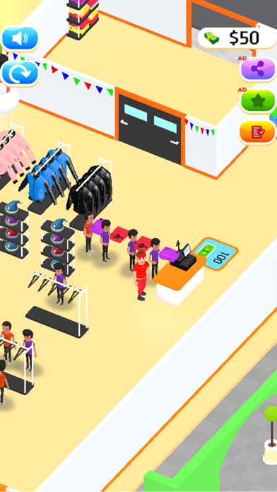 Mega Cloth Outlet Rush Screenshot