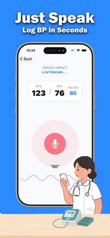 Blood Pressure App - EasyBP Screenshot 3 of 8