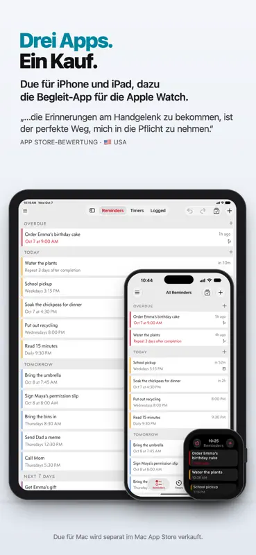 Due - Reminders & Timers screenshot 9 of 10