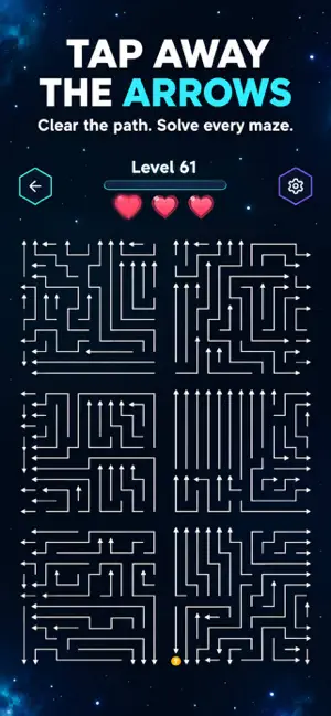 Arrow Escape X: Tap Away Game screenshot 1
