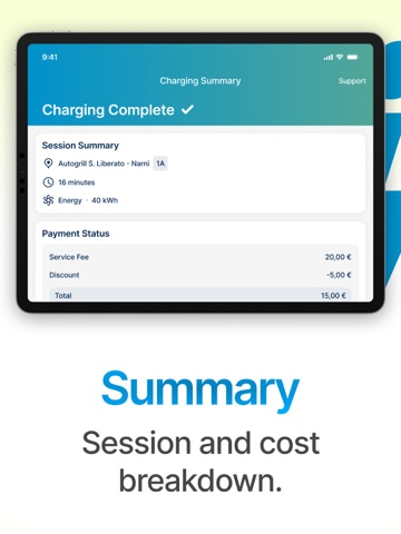 Electrip EV Charging iPad screenshot 6