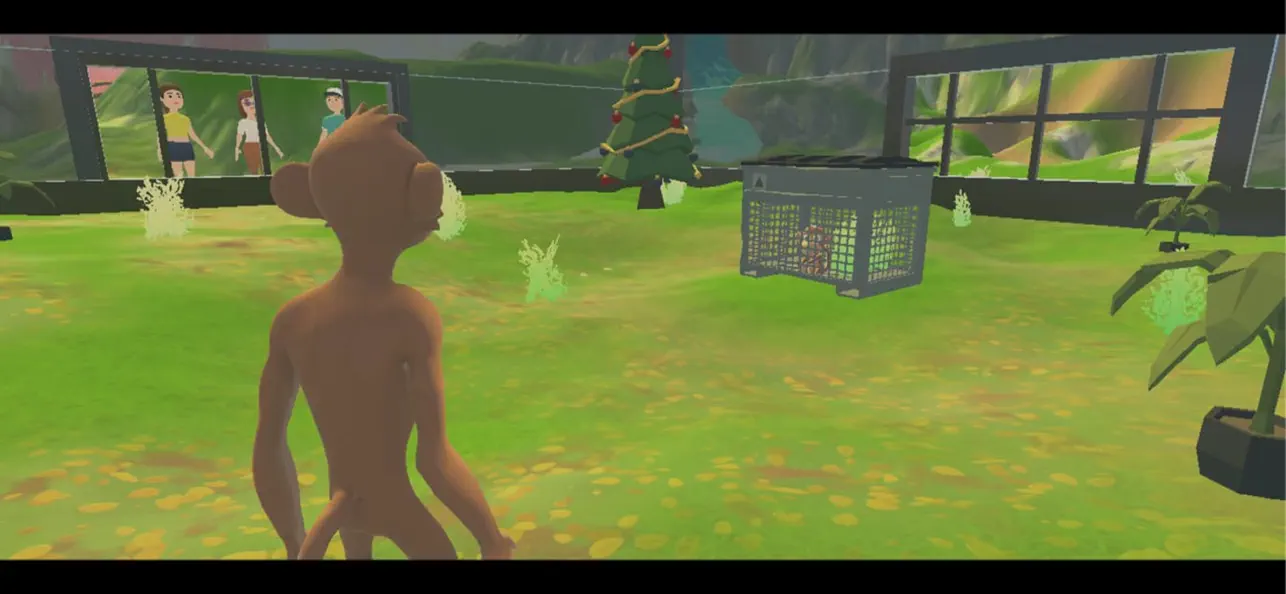 Screenshot #3 pour Zoo Monkey Life Sim Game 3D