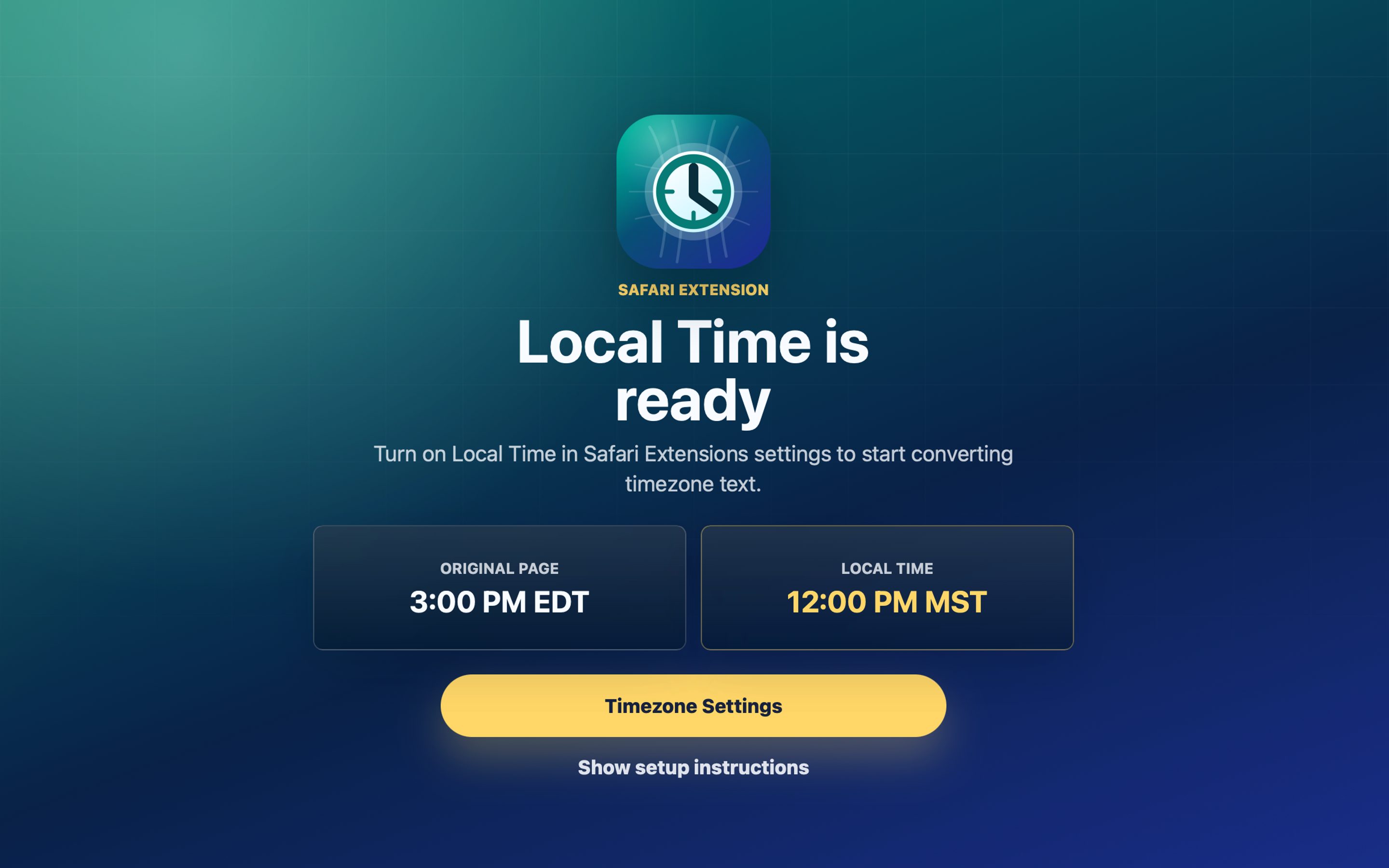 Local Time for Safari screenshot 7