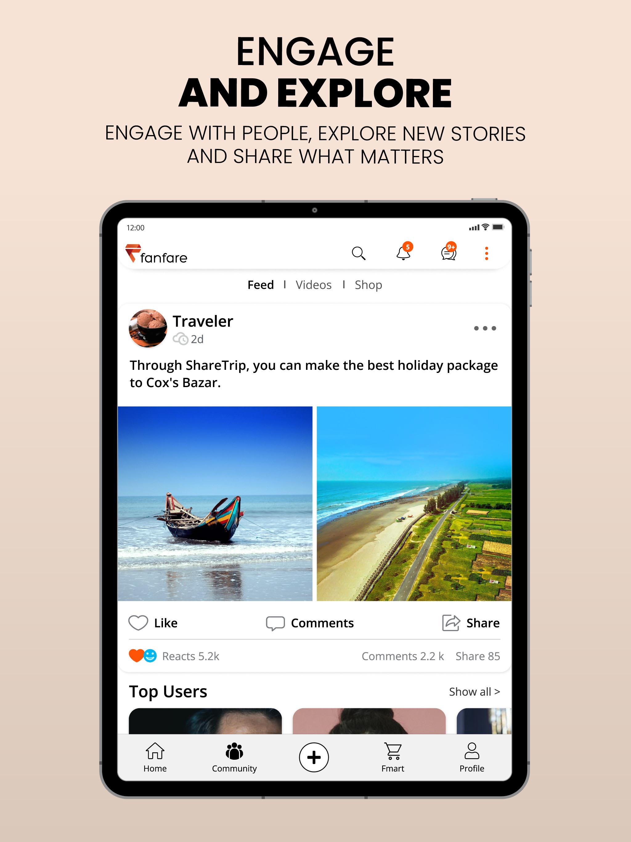 Fanfare - Share। Earn। Shop