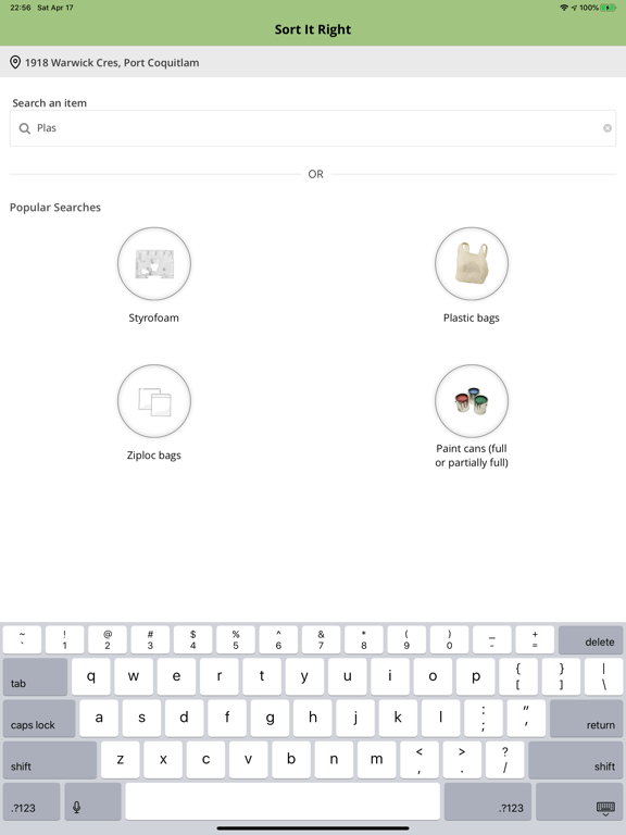 PoCo Sort & Report iPad screenshot 4 - Reference app