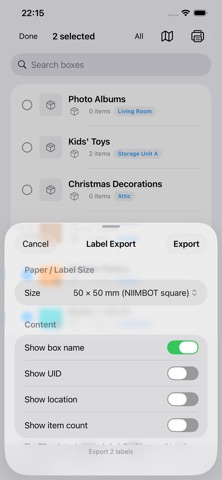 Boxed Up: Smart Packing Helper screenshot