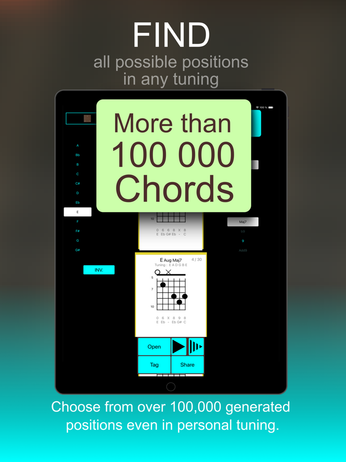 #6. Guitar Chord Finder : FABULUS (iOS) Által: Fabrice Mac