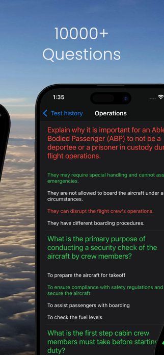 Cabin crew tests Screenshot 5 of 10