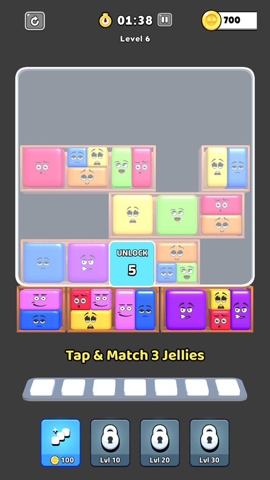 #5. Jelly Triple Match (iOS) 由: Mert Yilmaz