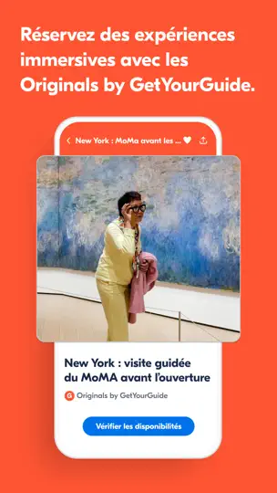 Capture d'écran de GetYourGuide : Tours & Billets sur iPhone 3