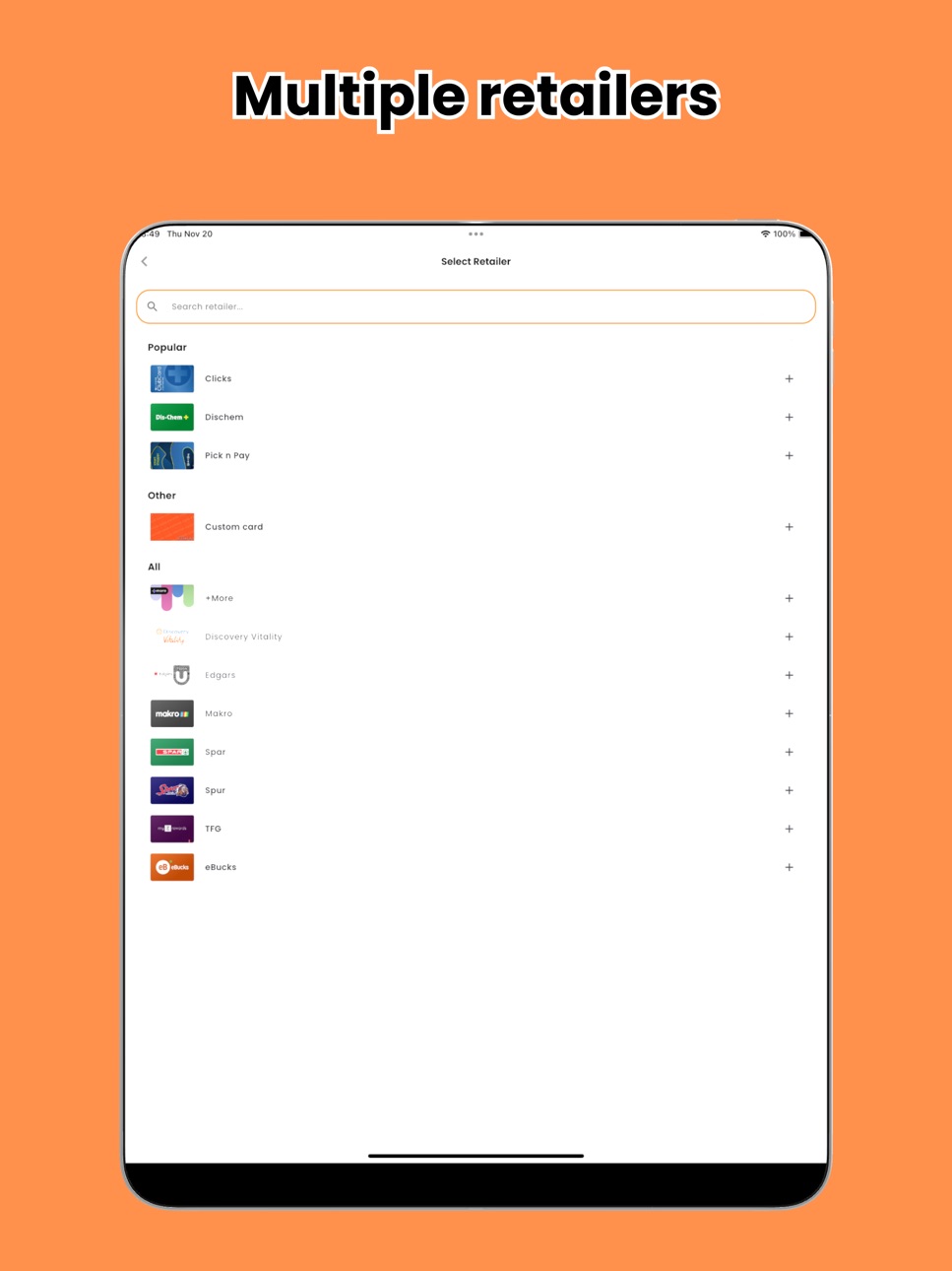 iPad screenshot
