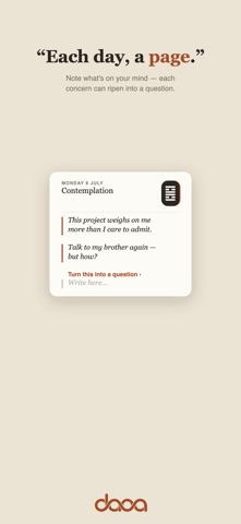 Daoa – Decision Journal Screenshot 2 of 6