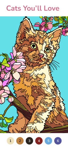 Coloroo Me: Color by Number iPhone screenshot