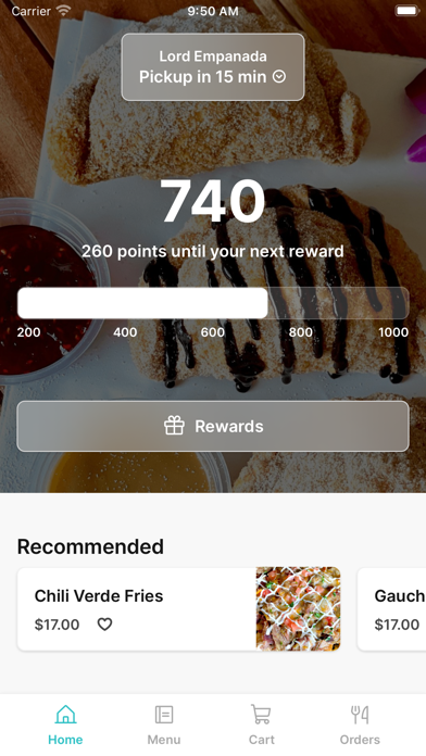 Lord Empanada To Go iPhone screenshot 1 - Food & Drink app