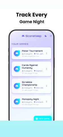 ScoreKeep - Game Score Tracker Screenshot 1 of 5